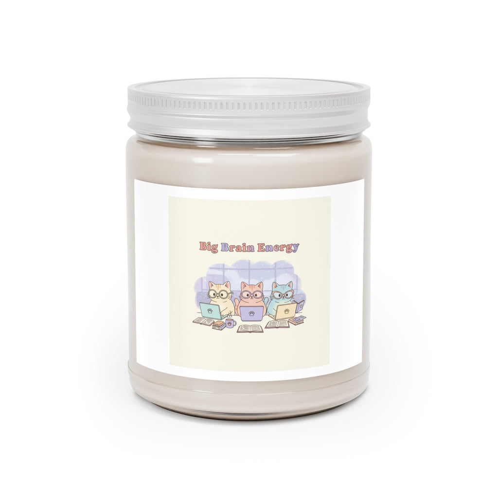 Big Brain Energy Cats Scented Candle