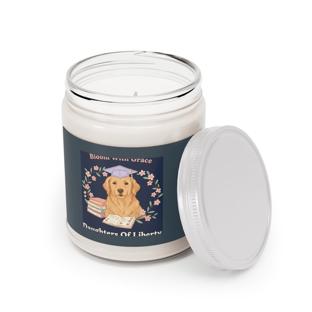 Golden Retriever Scented Candle – Bloom With Grace