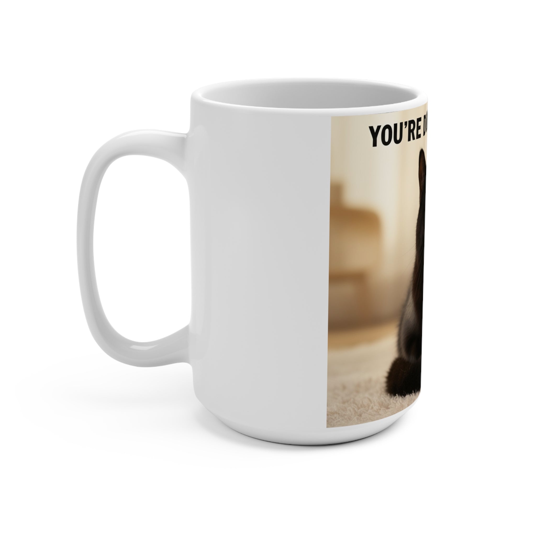 YOU’RE DOING YOUR BEST Cat Mug 15oz