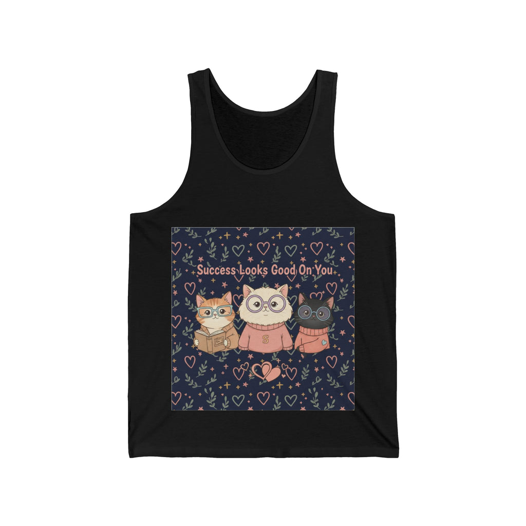Cats With Glasses Tank Top – Success Looks Good on You