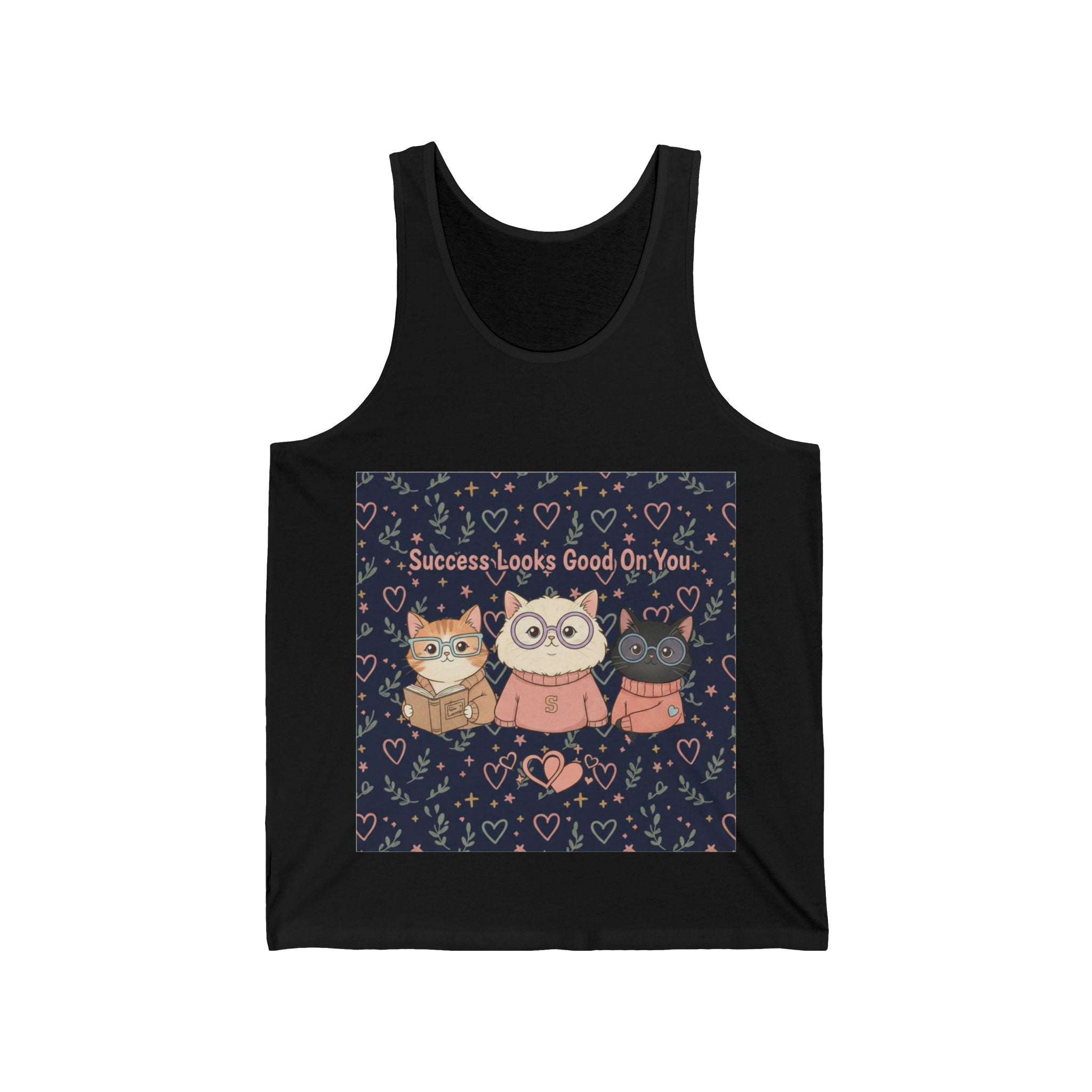 Cats With Glasses Tank Top – Success Looks Good on You
