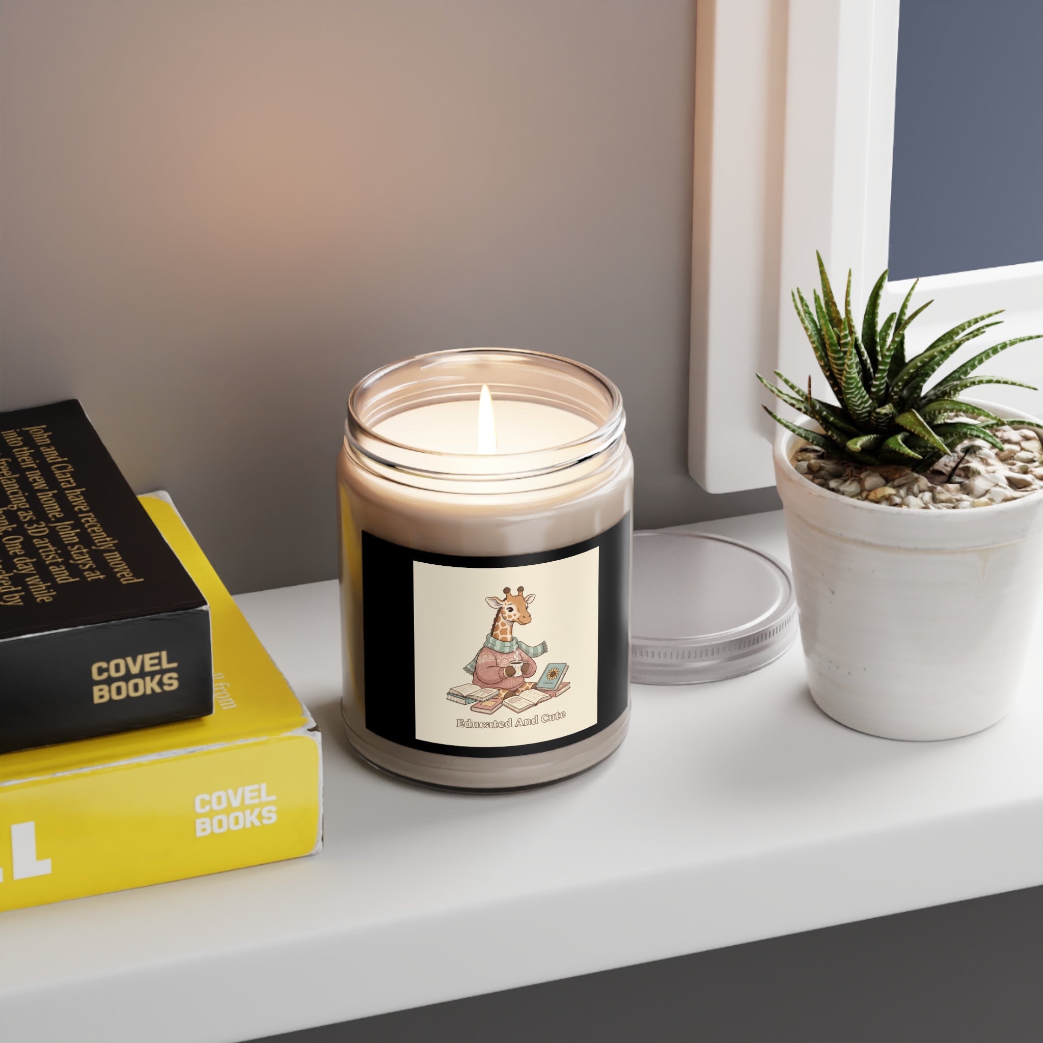 Sunflowers Scented Candle – Educated and Cute