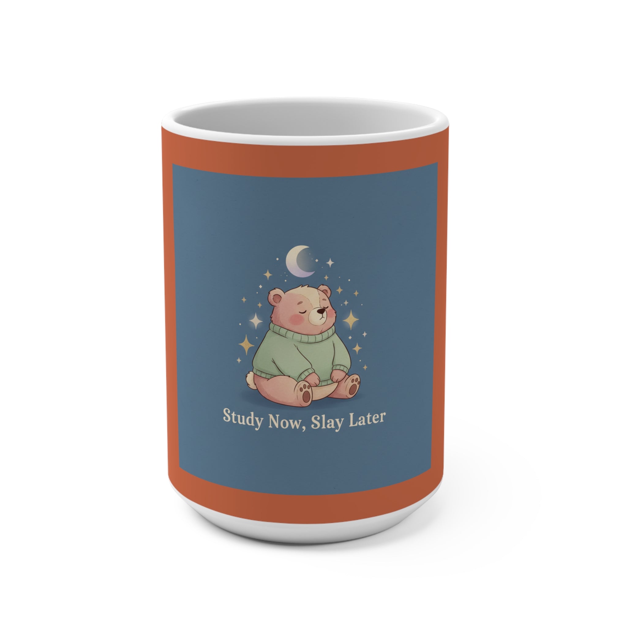 Bear Mug 15oz – Study Now Slay Later