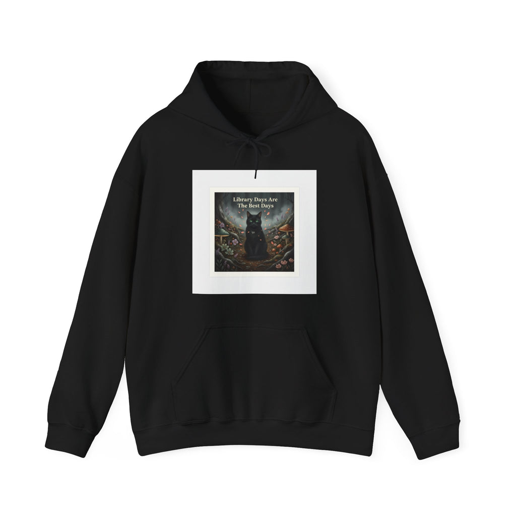 Cat Hoodie – Library Days Are the Best Days