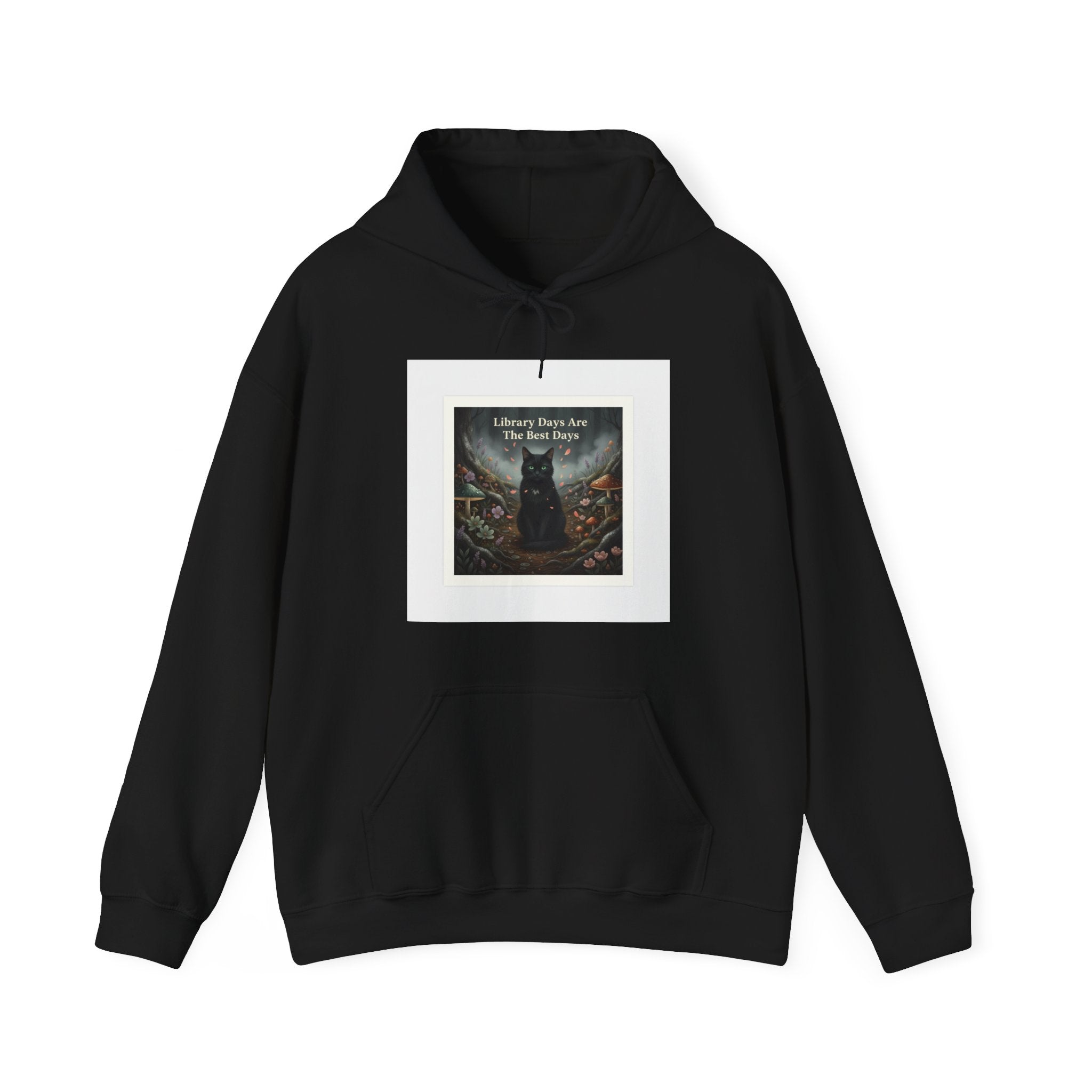 Cat Hoodie – Library Days Are the Best Days