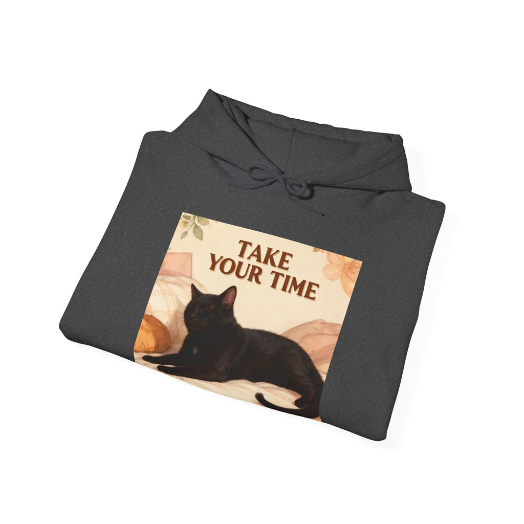 TAKE YOUR TIME Cat Hoodie