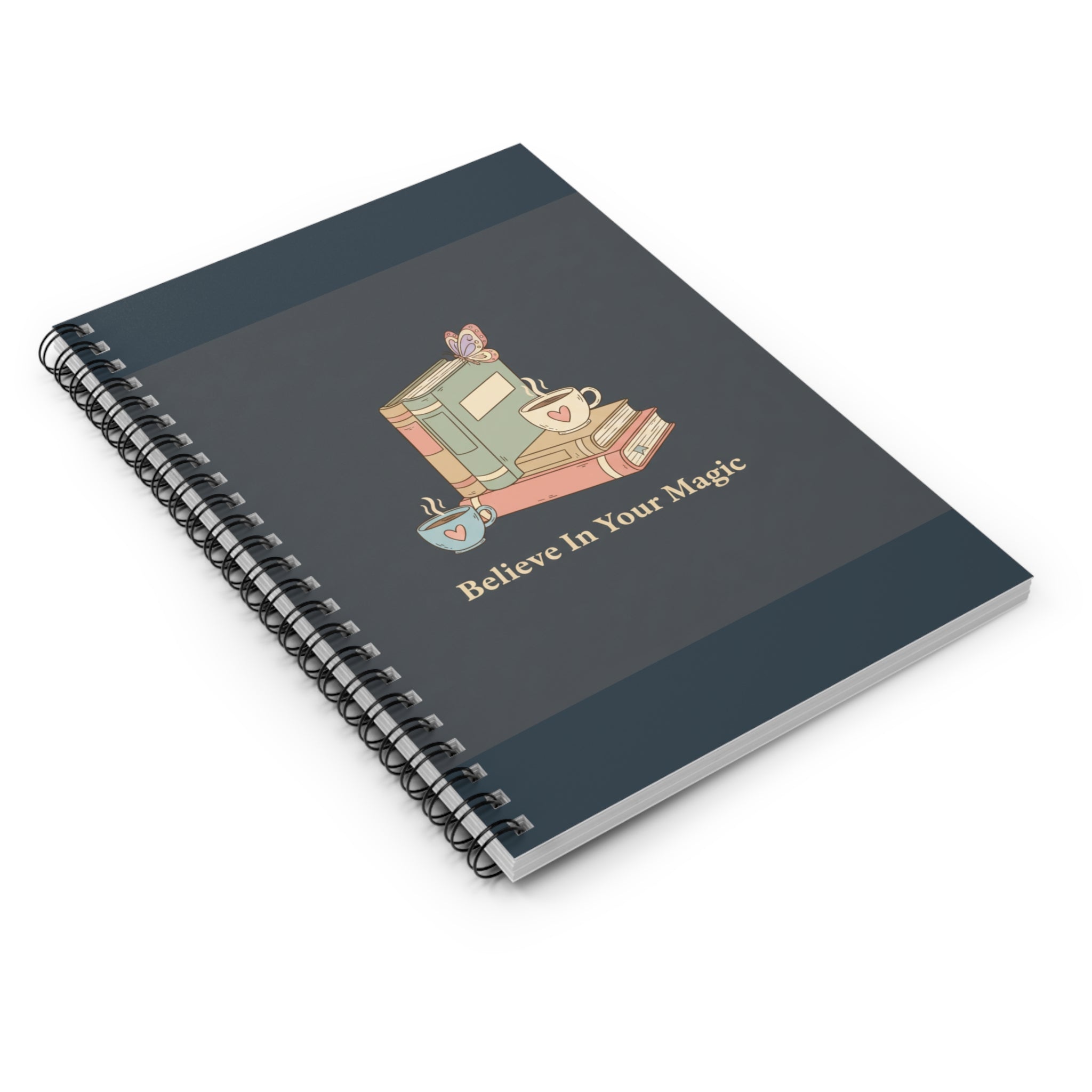 Butterfly Spiral Notebook – Believe in Your Magic