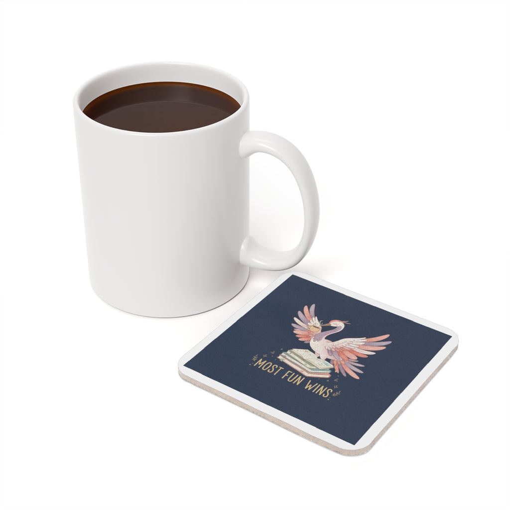 Crane Cork Coaster – Most Fun Wins