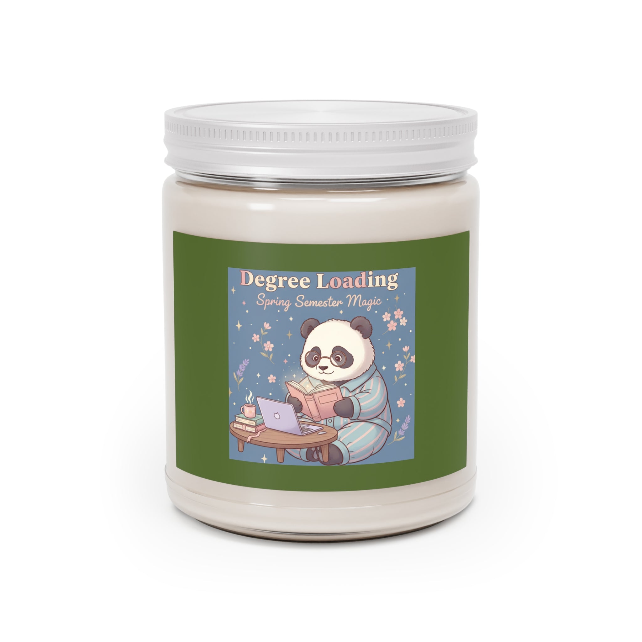 Panda Scented Candle – Degree Loading Spring Semester Magic