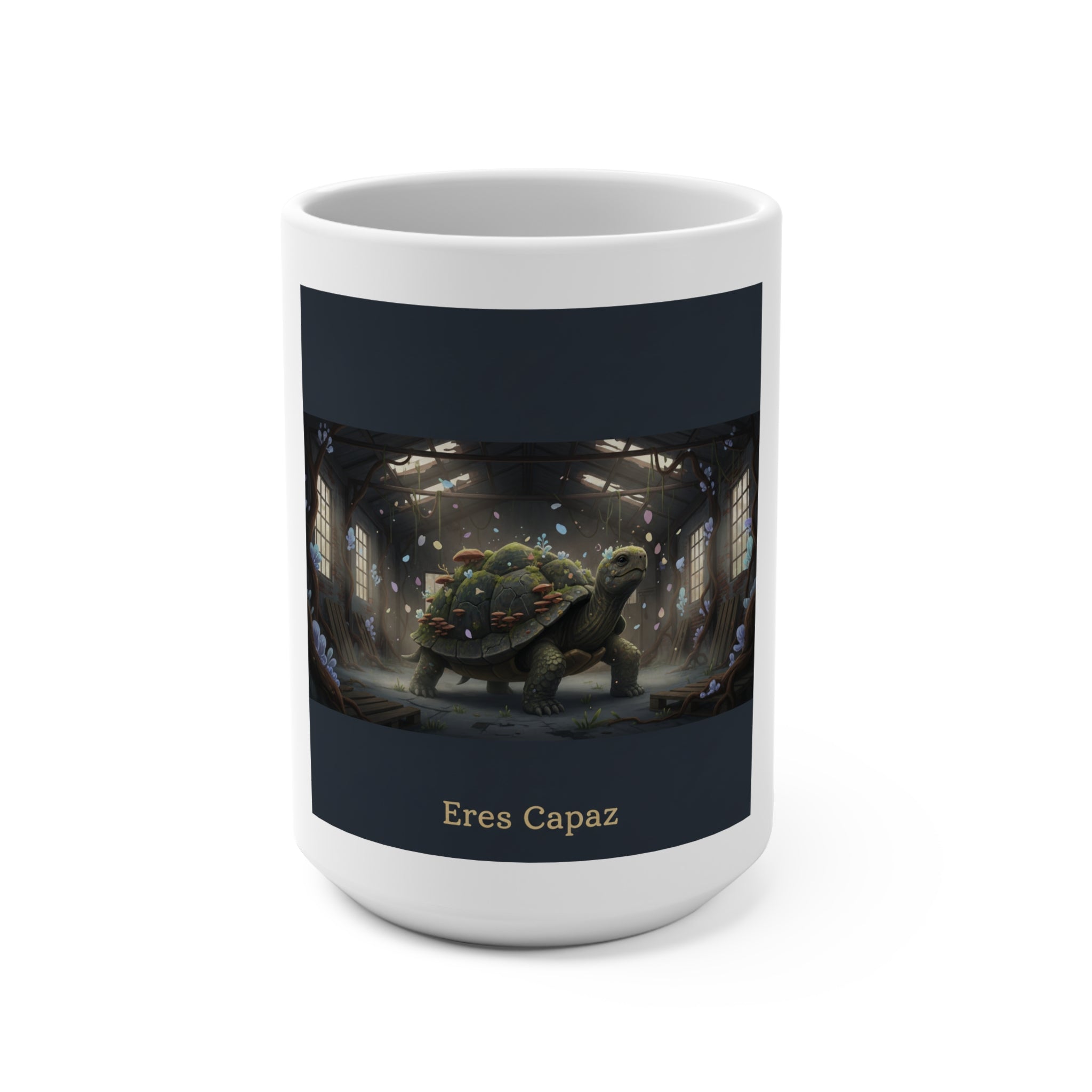 Eres Capaz Turtle Mug 15oz