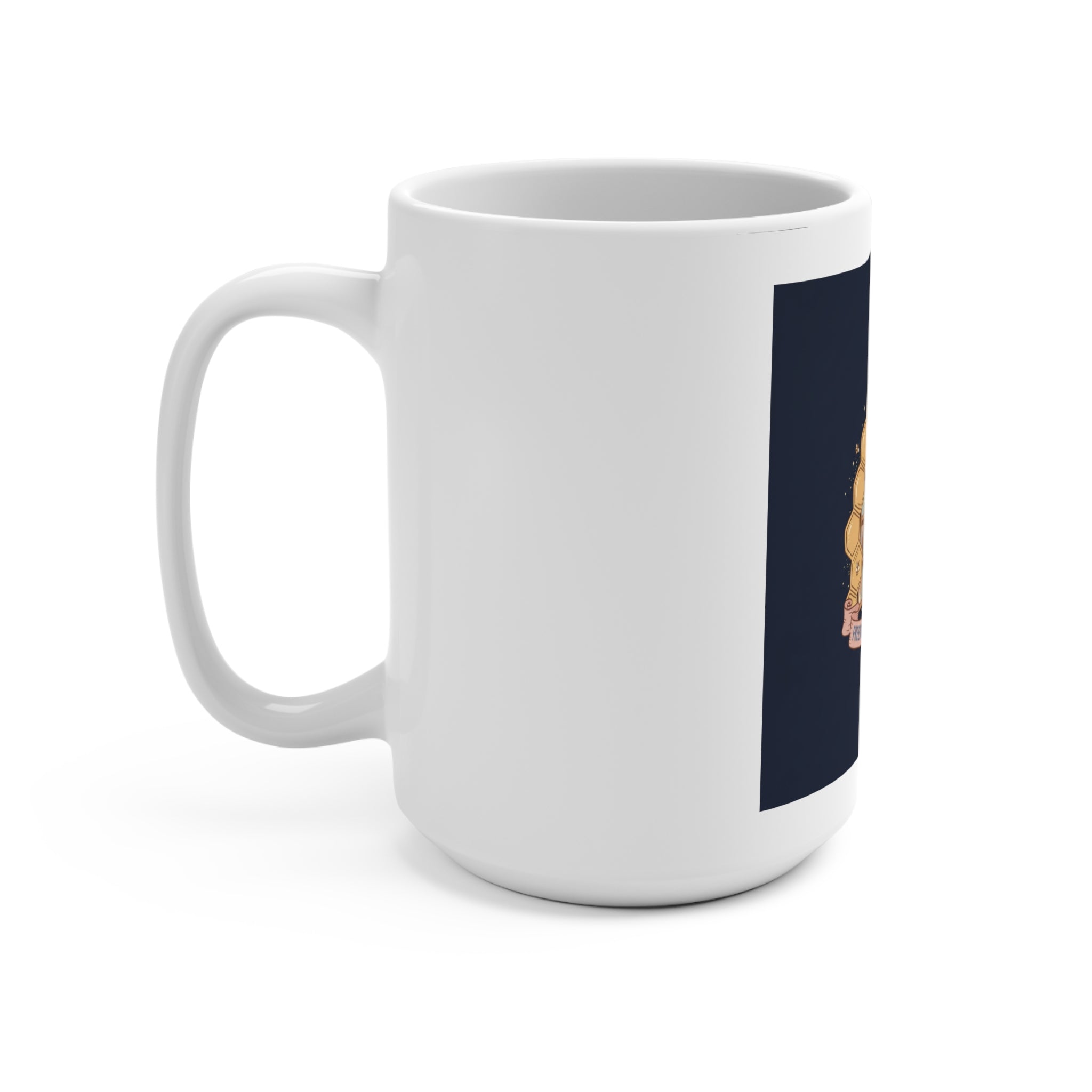 Honeybees Mug 15oz – Freedom Looks Good on Her