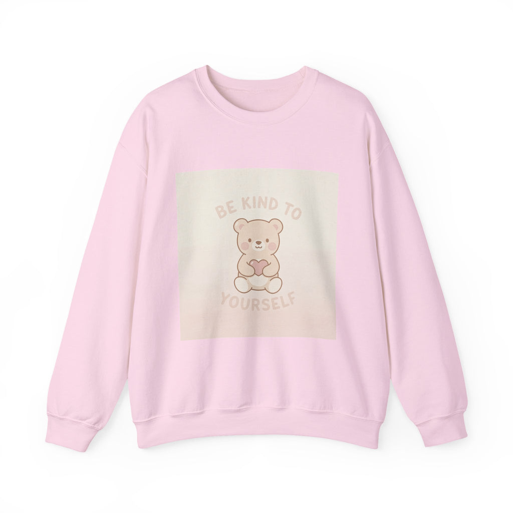 "BE KIND TO YOURSELF" Black Cat Crewneck | College Girl Gift | Fashion | KayKay Classics