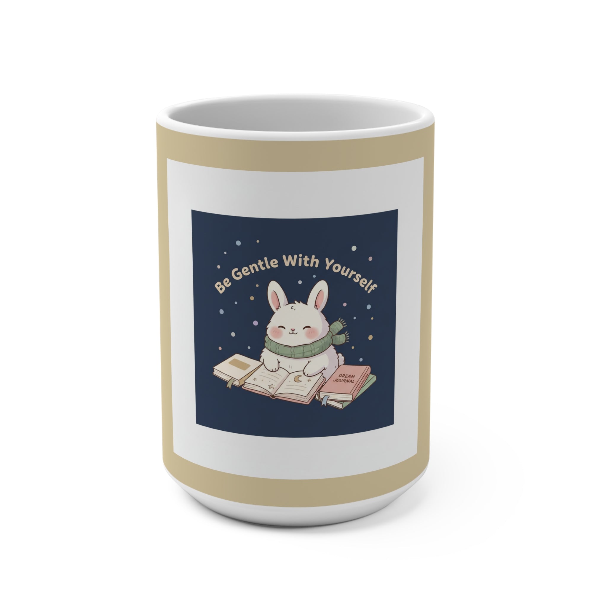 Rabbit Mug 15oz – Be Gentle With Yourself