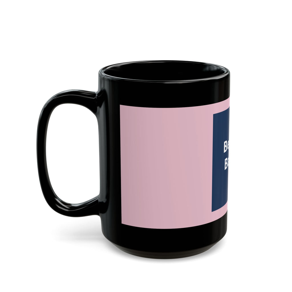 "Beauty Basics" Black Cat Black Mug | College Girl Gift | Fashion | KayKay Classics