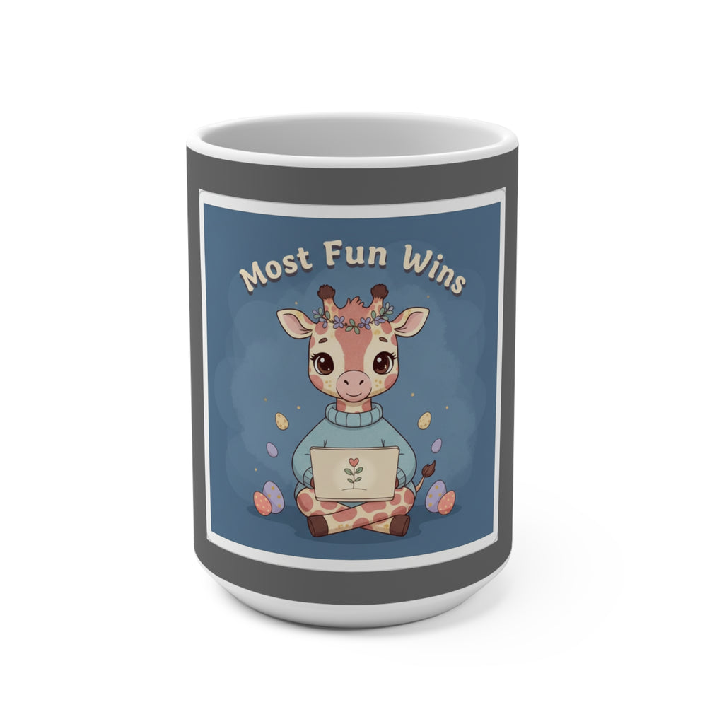 Giraffe Mug 15oz – Most Fun Wins