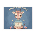 Giraffe Canvas Print – Most Fun Wins