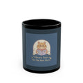 Cat Black Mug 11oz – Library Days Are the Best Days