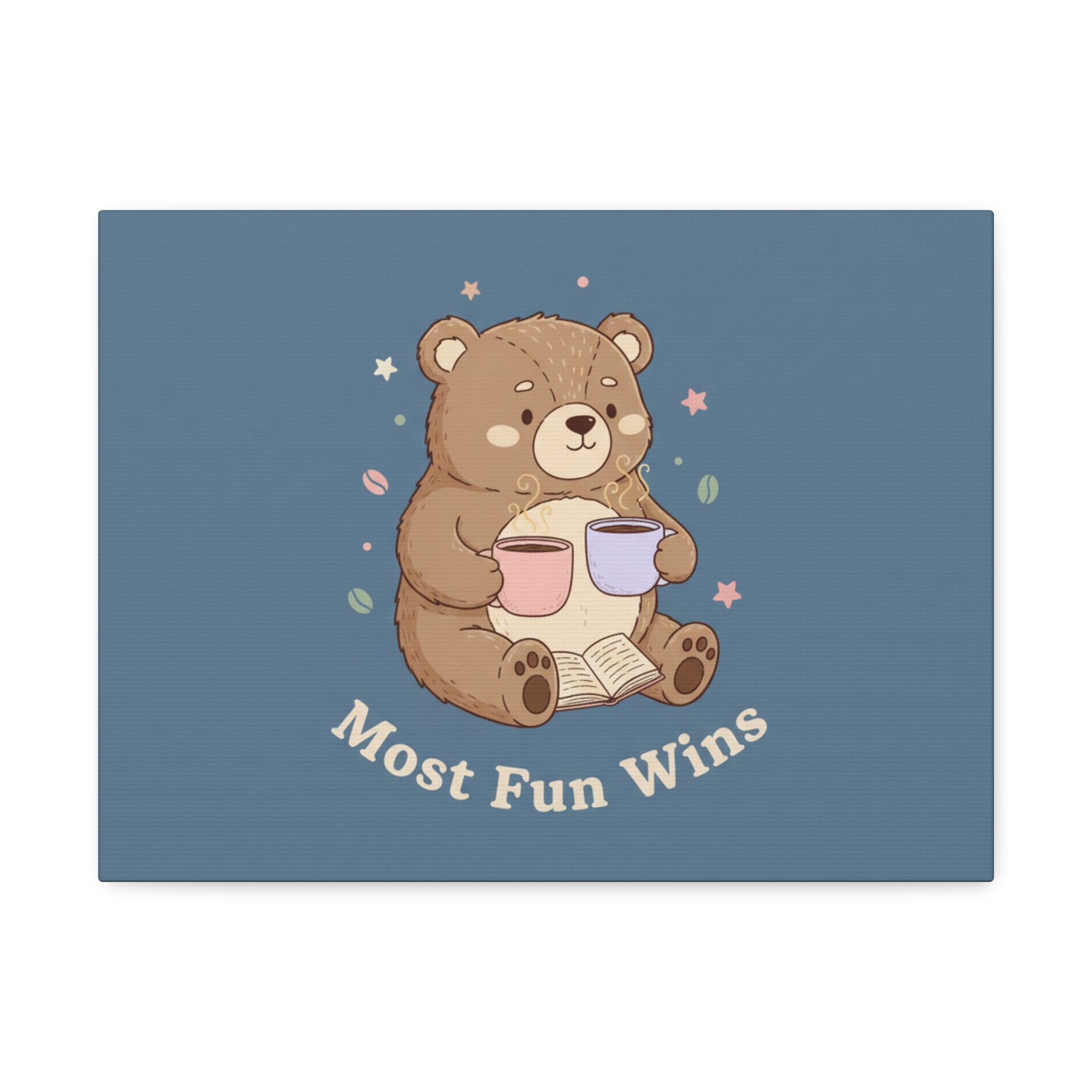 Bear Canvas Print – Most Fun Wins