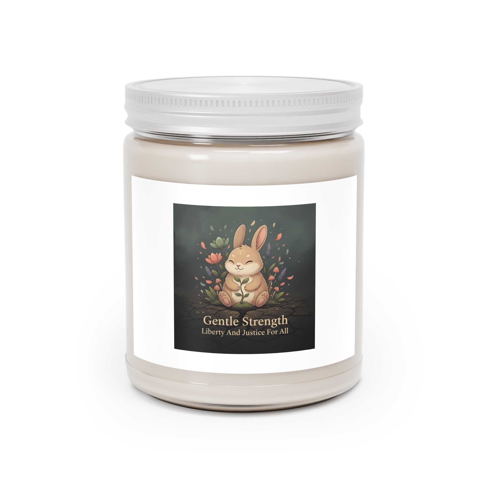 Bunny Scented Candle – Gentle Strength Liberty and Justice for