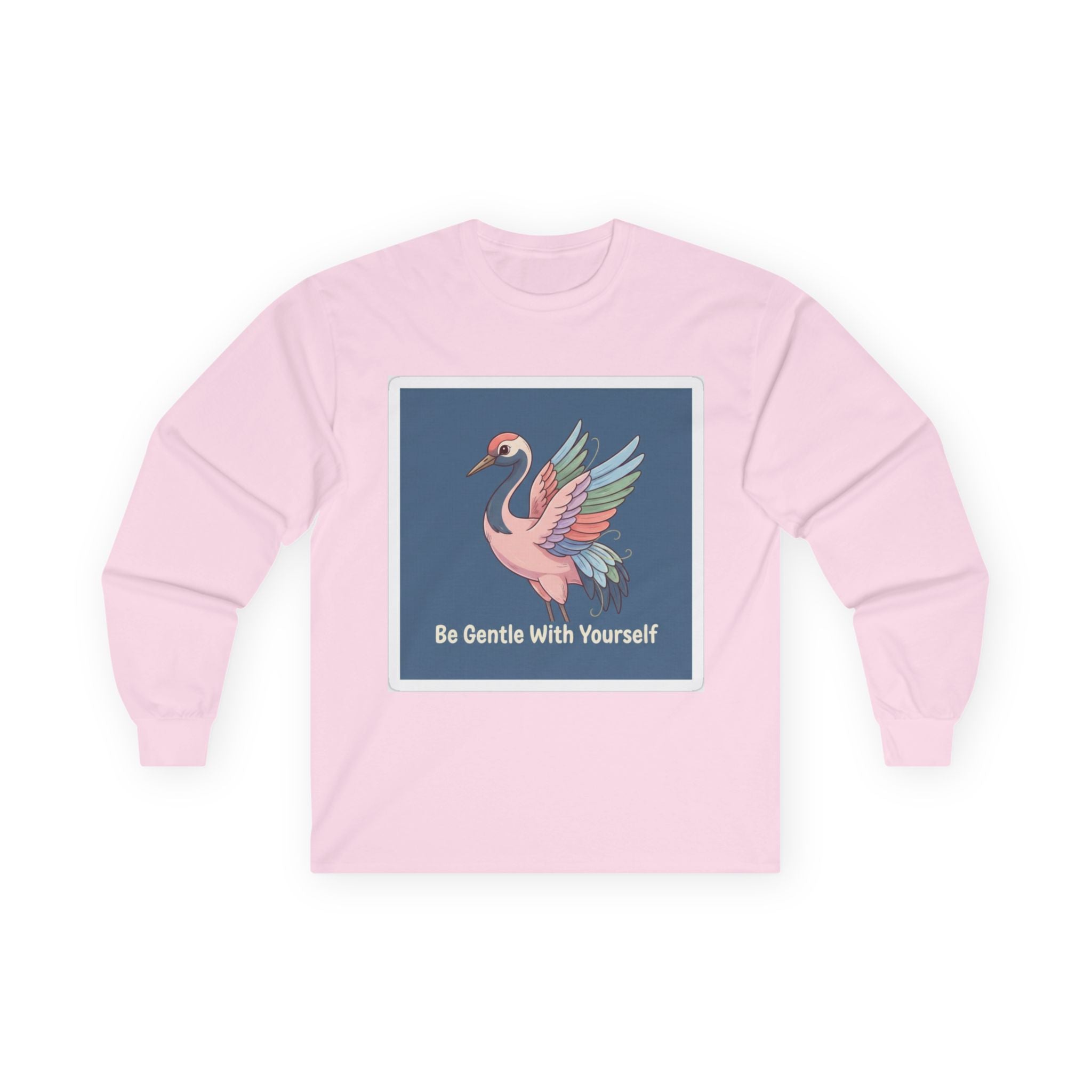 Crane Long Sleeve Tee – Be Gentle With Yourself