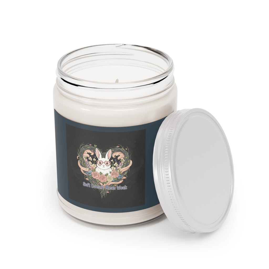 Soft Doesnt Mean Weak Rabbit Scented Candle