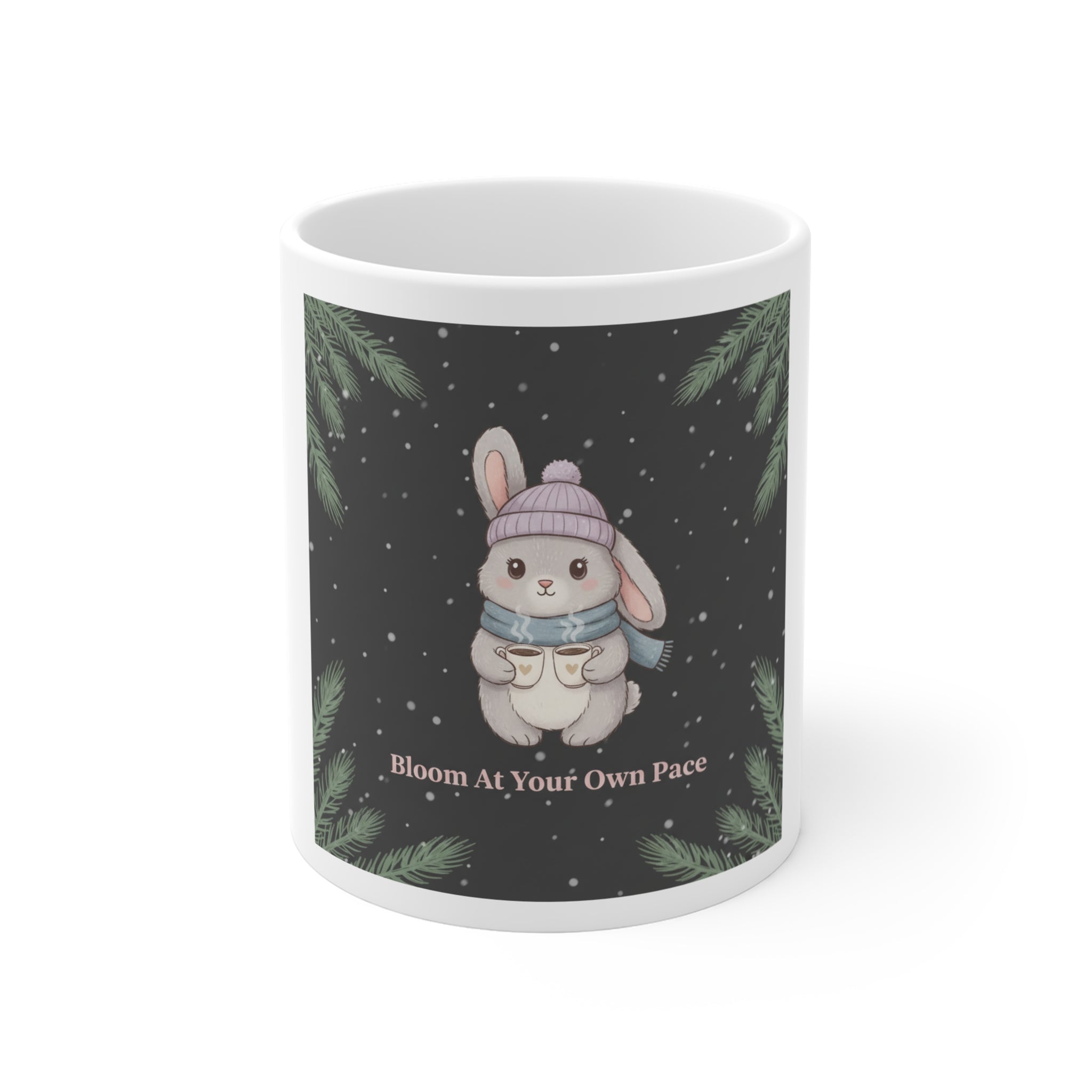 Bunny Mug 11oz – Bloom at Your Own Pace
