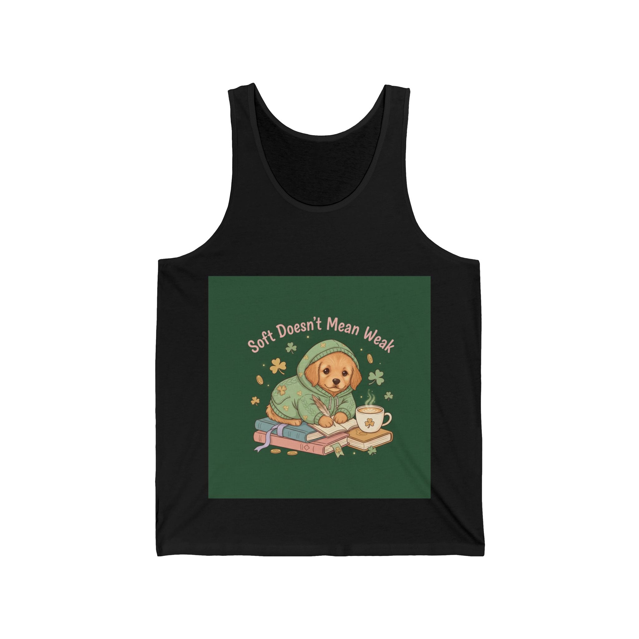 Puppies Tank Top – Soft Doesnt Mean Weak