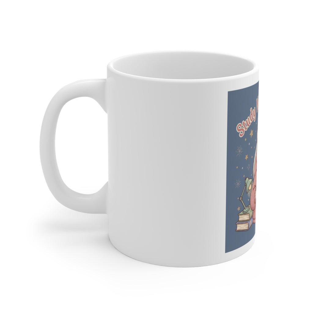 Bunny Mug 11oz – Study Now Slay Later