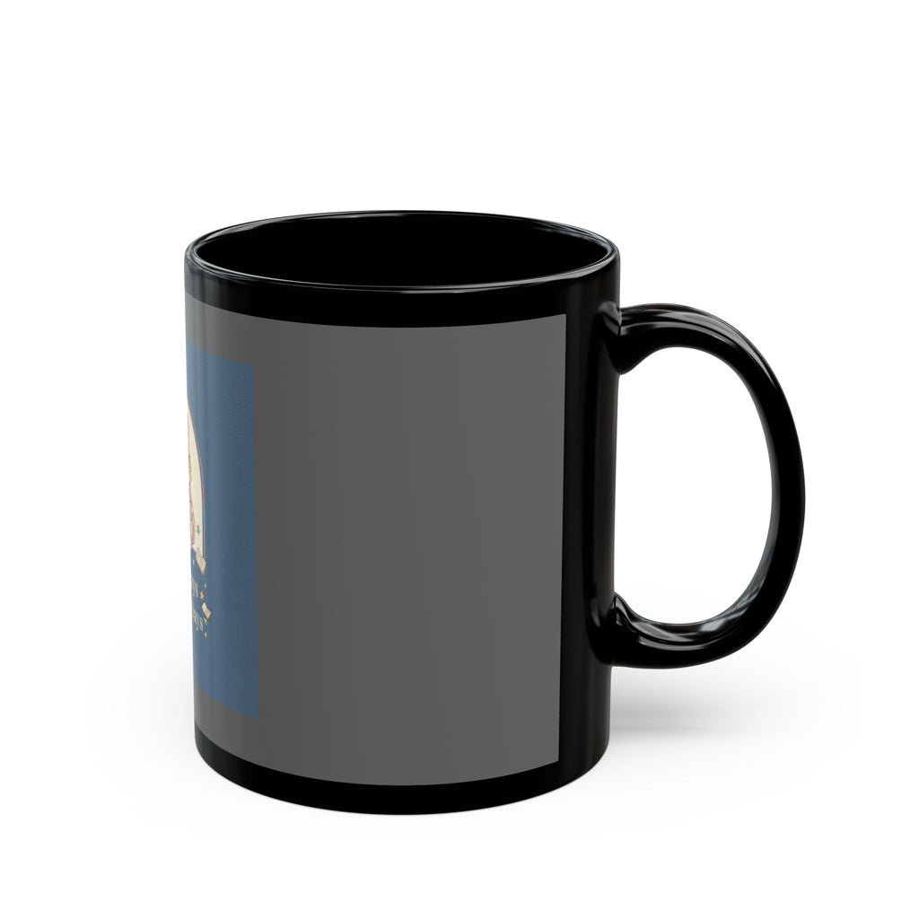 Cat Black Mug 11oz – Library Days Are the Best Days
