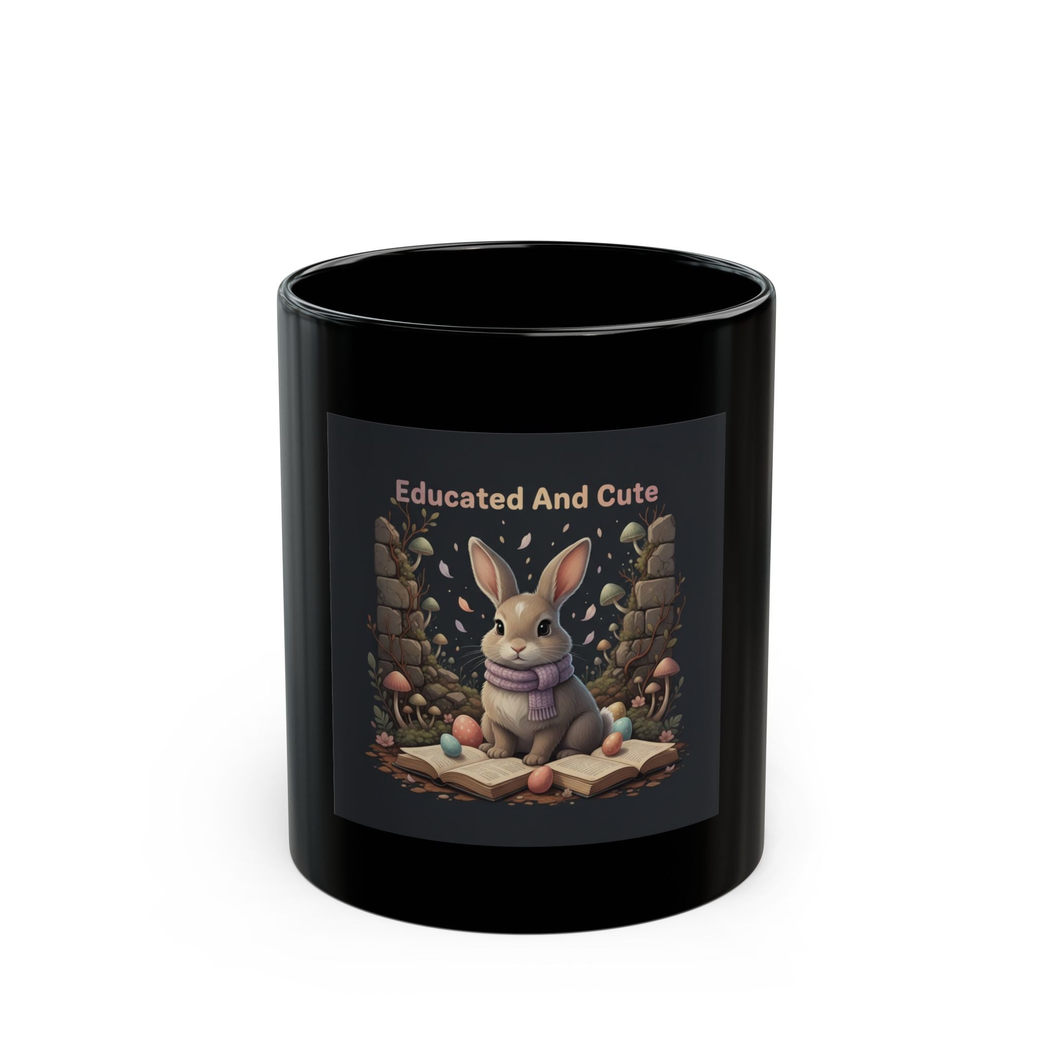 Bear Black Mug 11oz – Educated and Cute