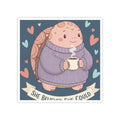 Turtle Kiss-Cut Sticker – She Believed She Could