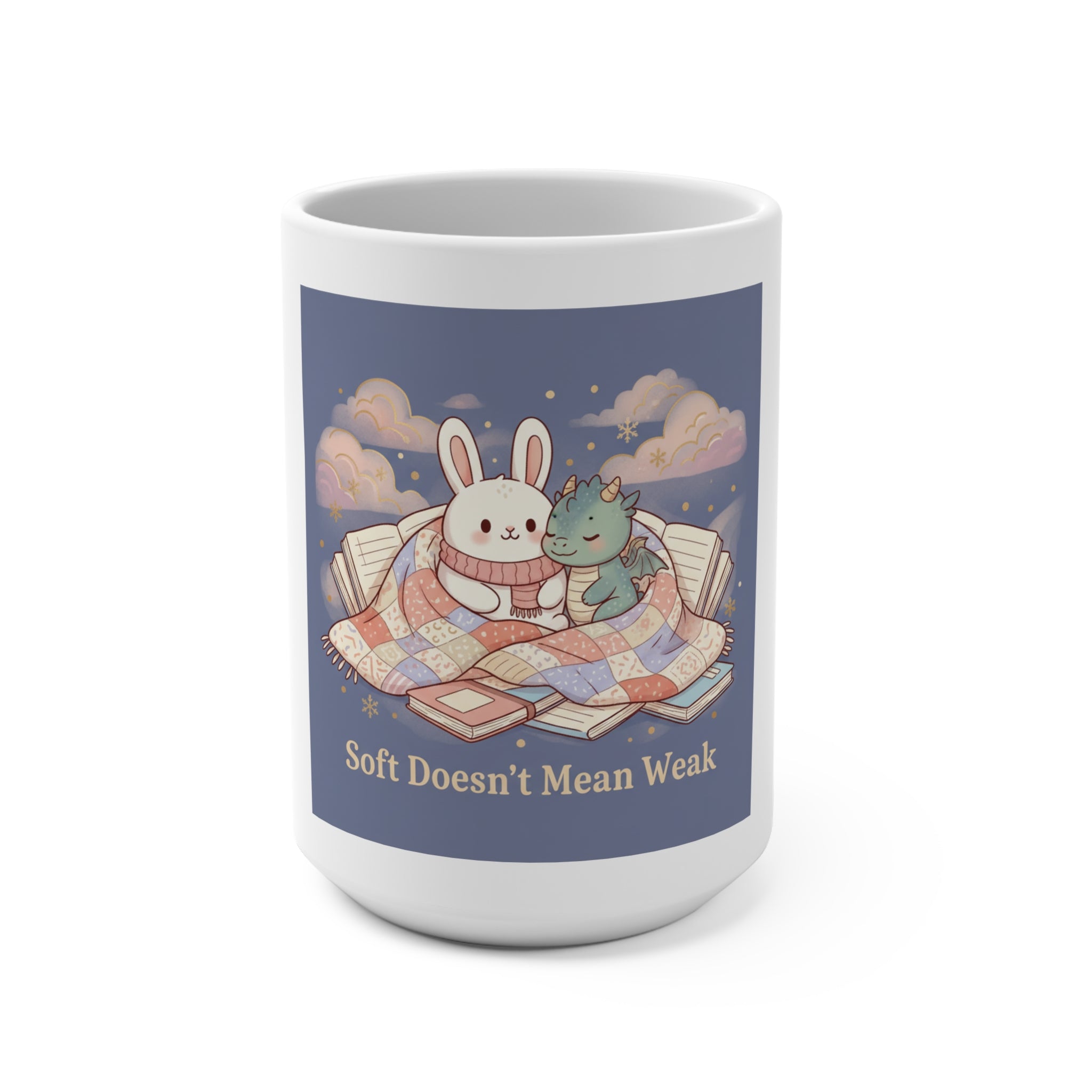 Bear Mug 15oz – Soft Doesnt Mean Weak