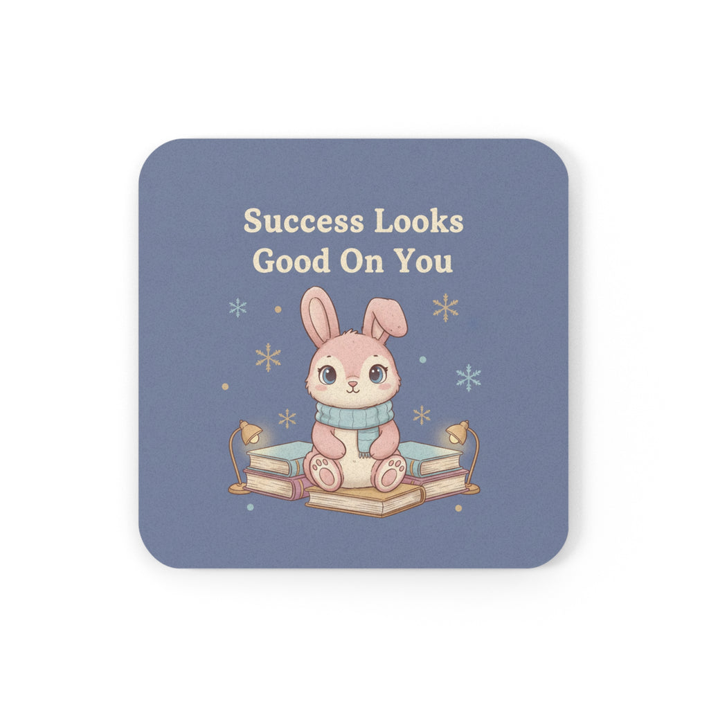 Rabbit Cork Coaster – Success Looks Good on You