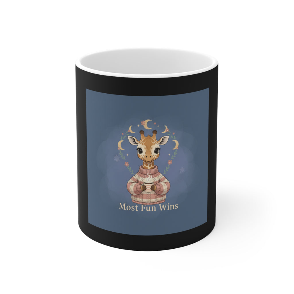Giraffe Mug 11oz – Most Fun Wins