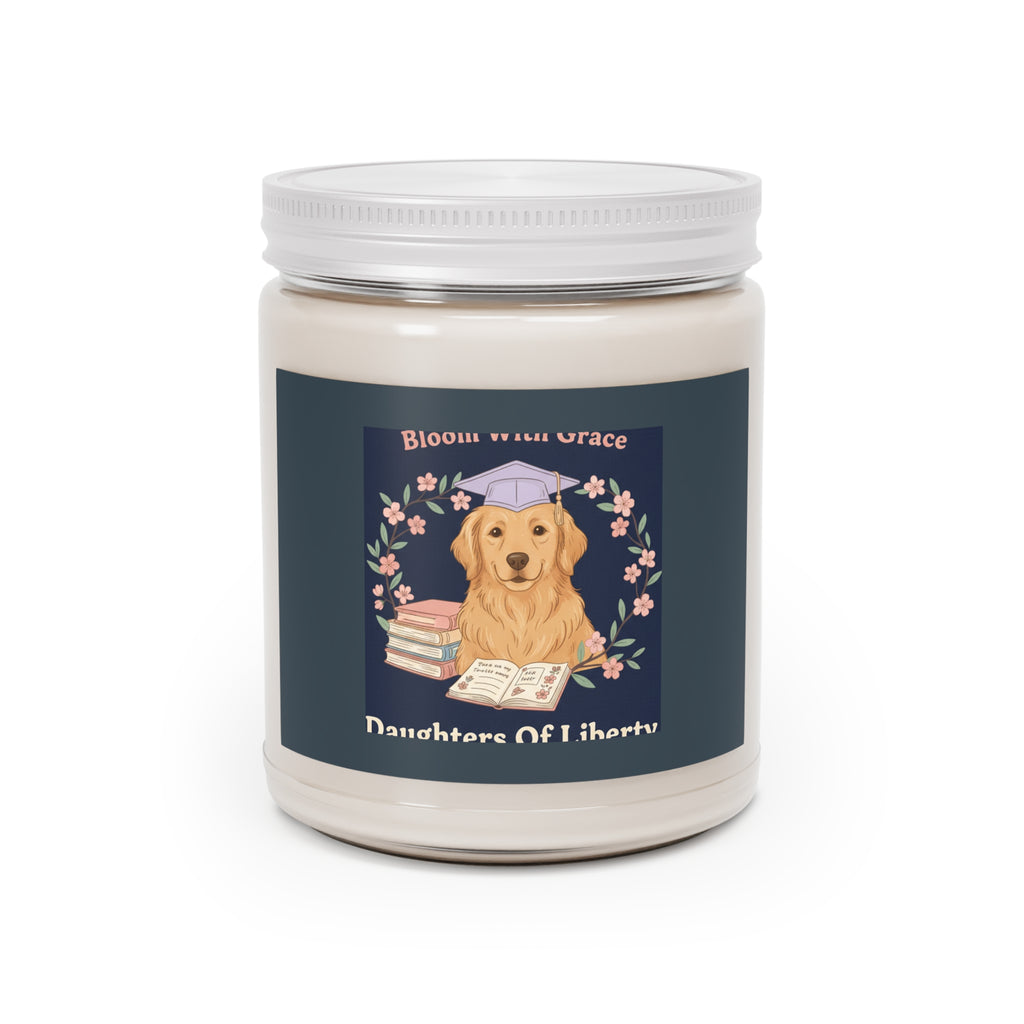 Golden Retriever Scented Candle – Bloom With Grace