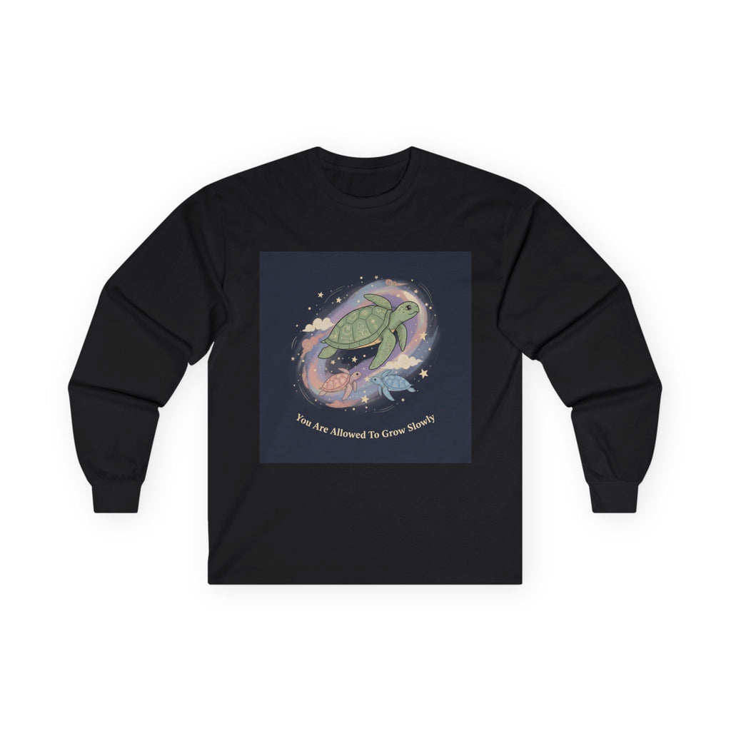 You Are Allowed To Grow Slowly Turtle Long Sleeve Tee