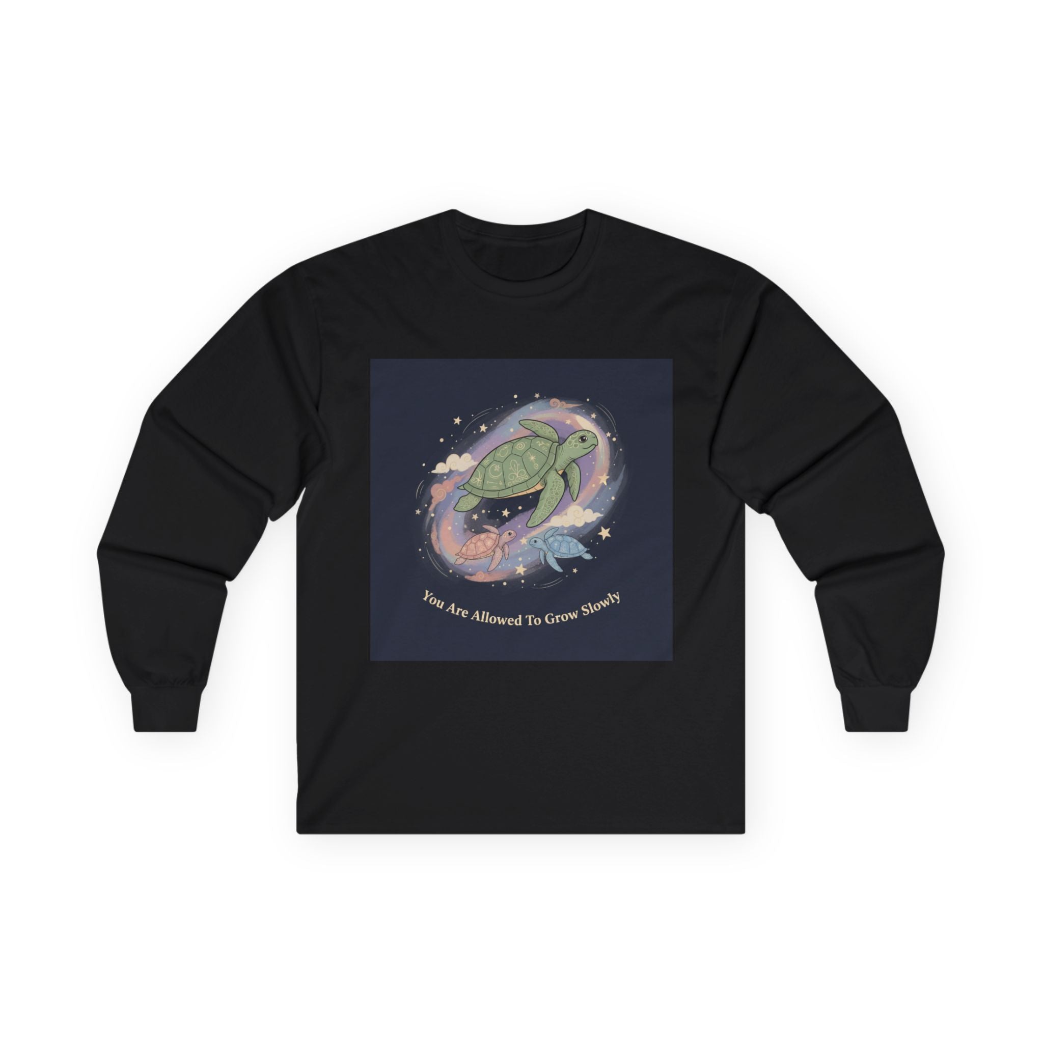 You Are Allowed To Grow Slowly Turtle Long Sleeve Tee
