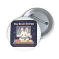 Bunny Pin Button – Big Brain Energy