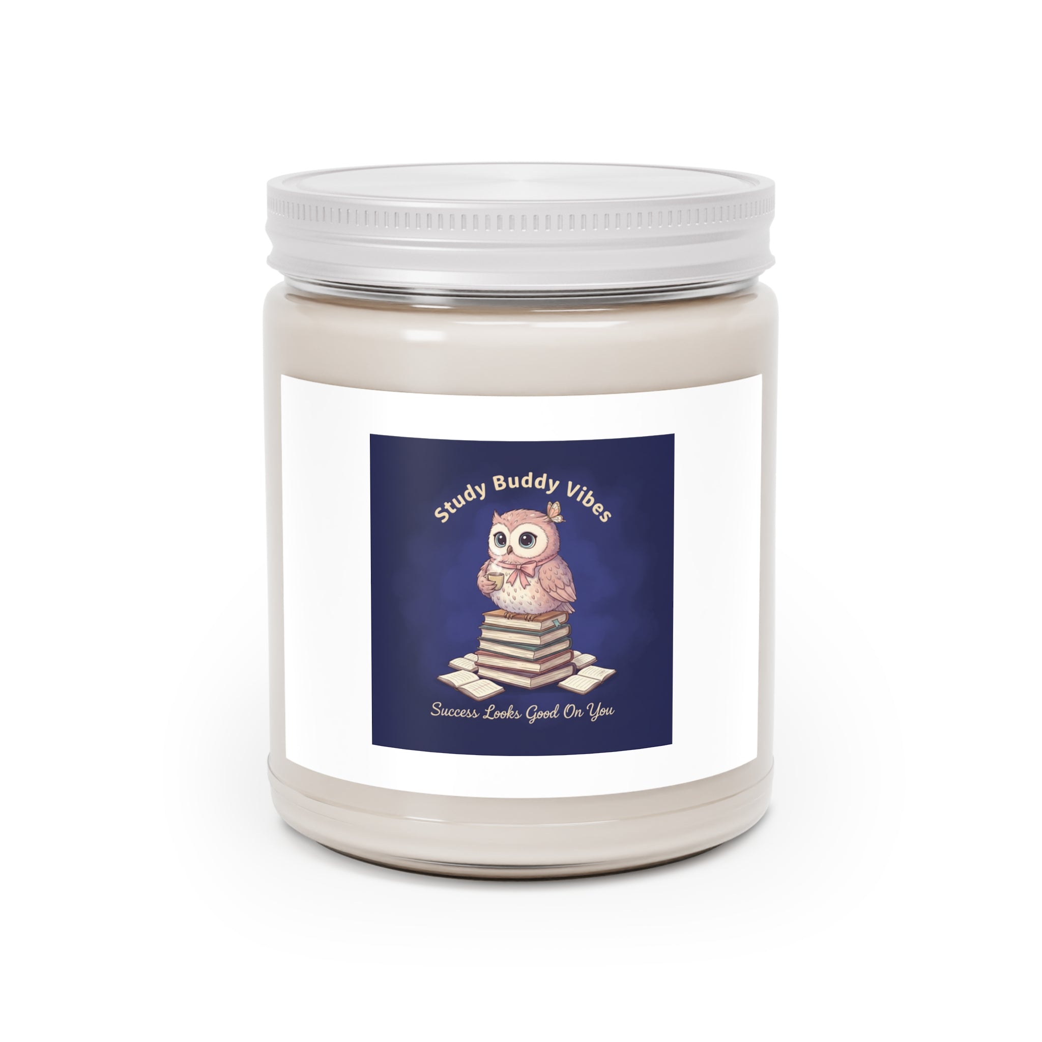 Owl Scented Candle – Study Buddy Vibes Success Looks Good on