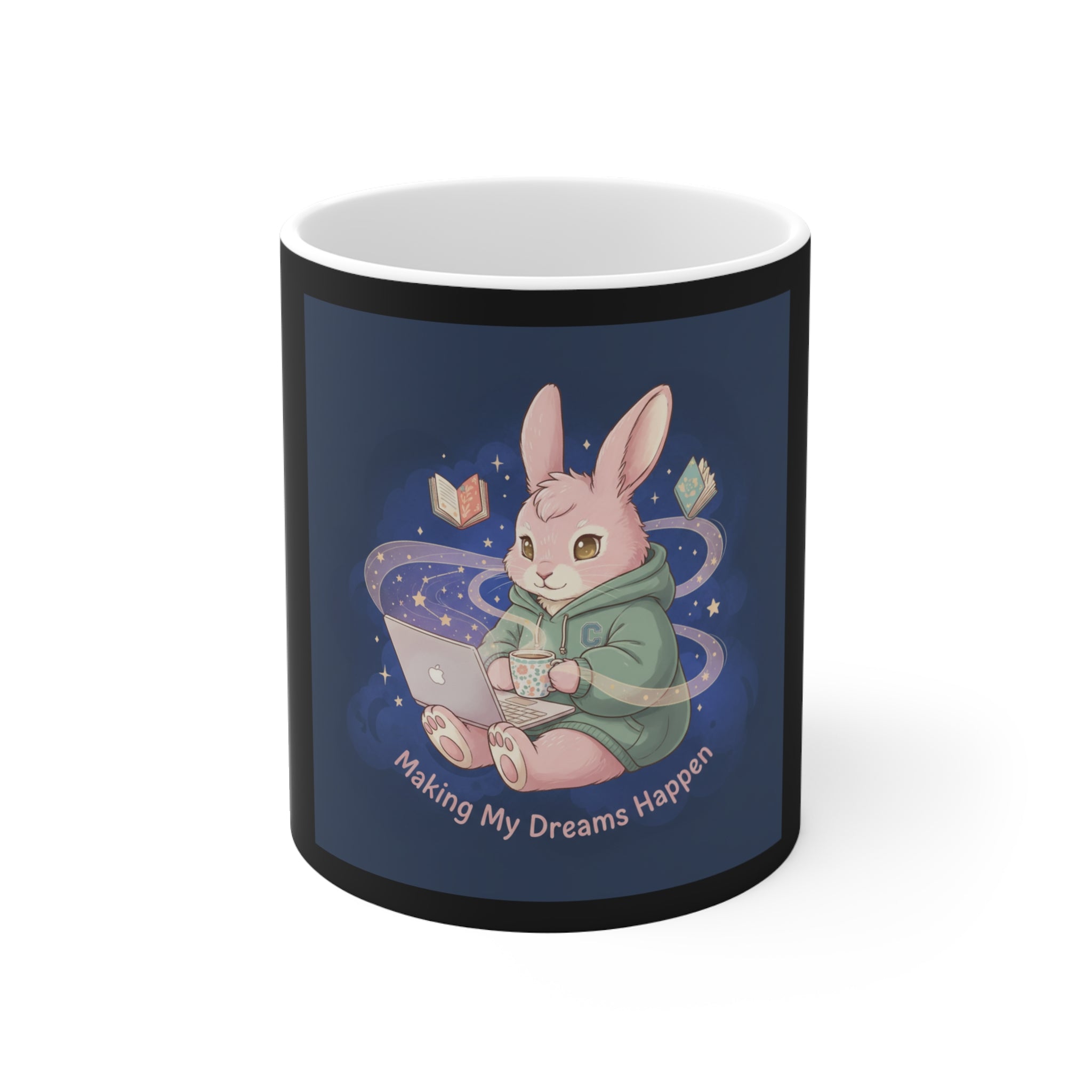 Rabbit Mug 11oz – Making My Dreams Happen