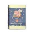 Bee Spiral Notebook – Library Days Are the Best Days
