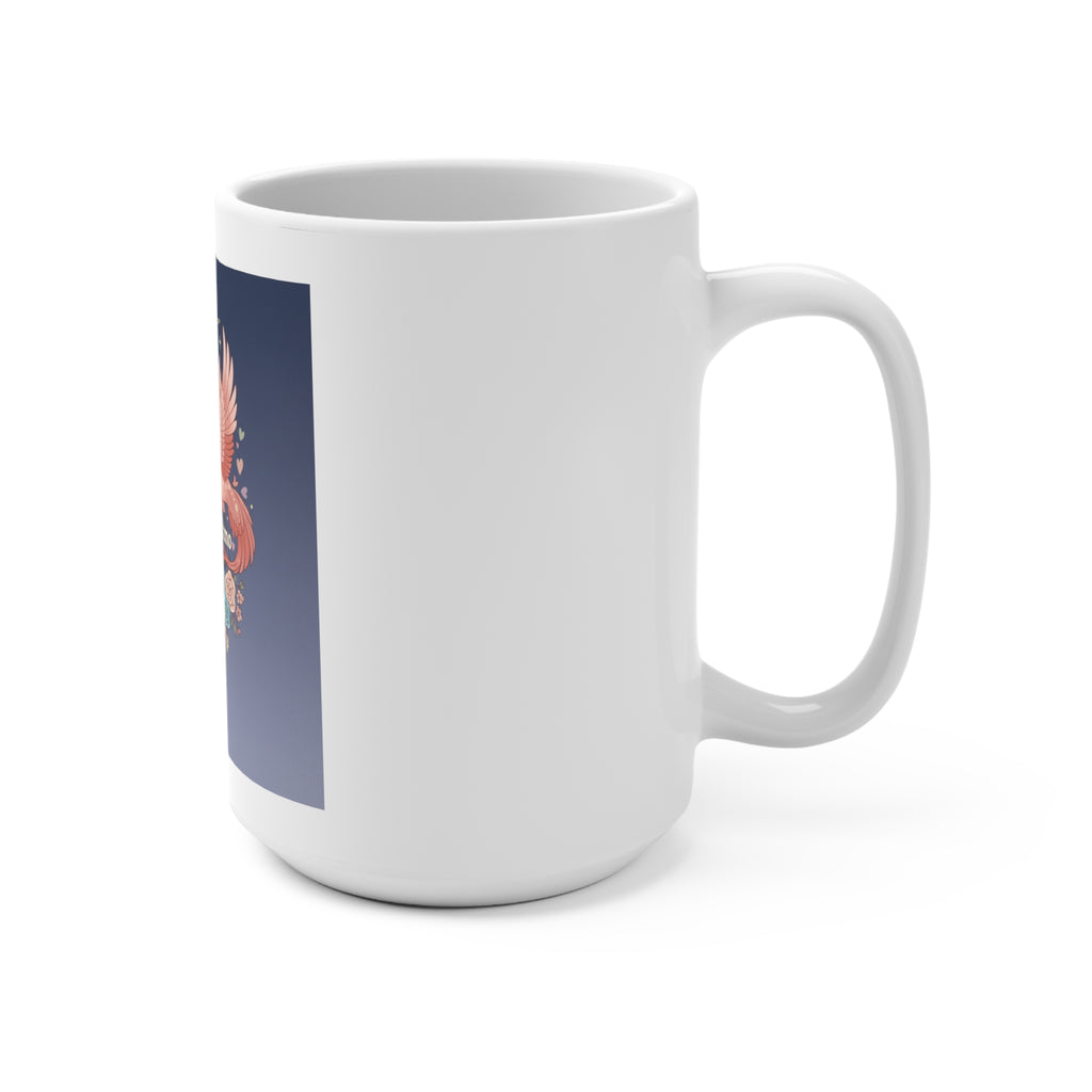 Florece a Tu Ritmo Flamingo Mug 15oz