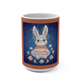 Rabbit Mug 15oz – Dream Big, Study Hard