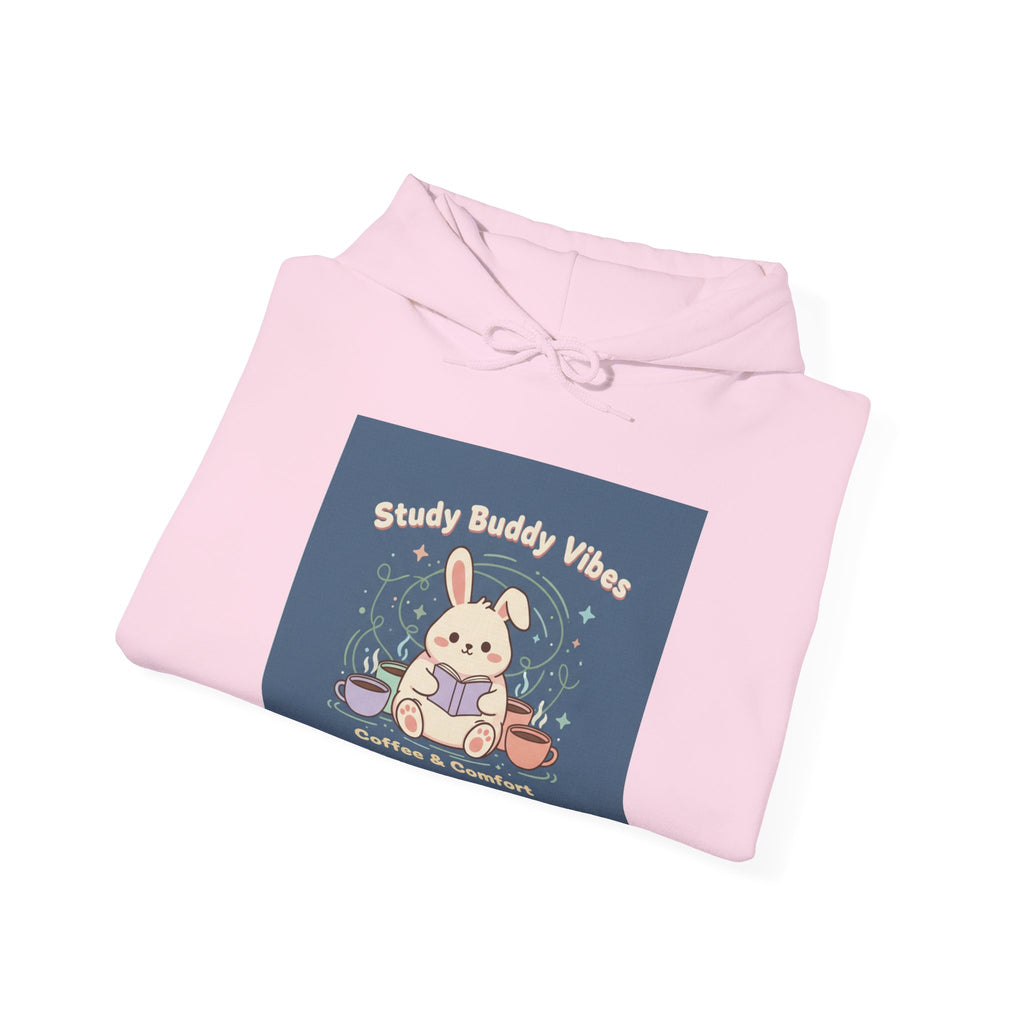 Bunny Hoodie – Study Buddy Vibes Coffee Comfort