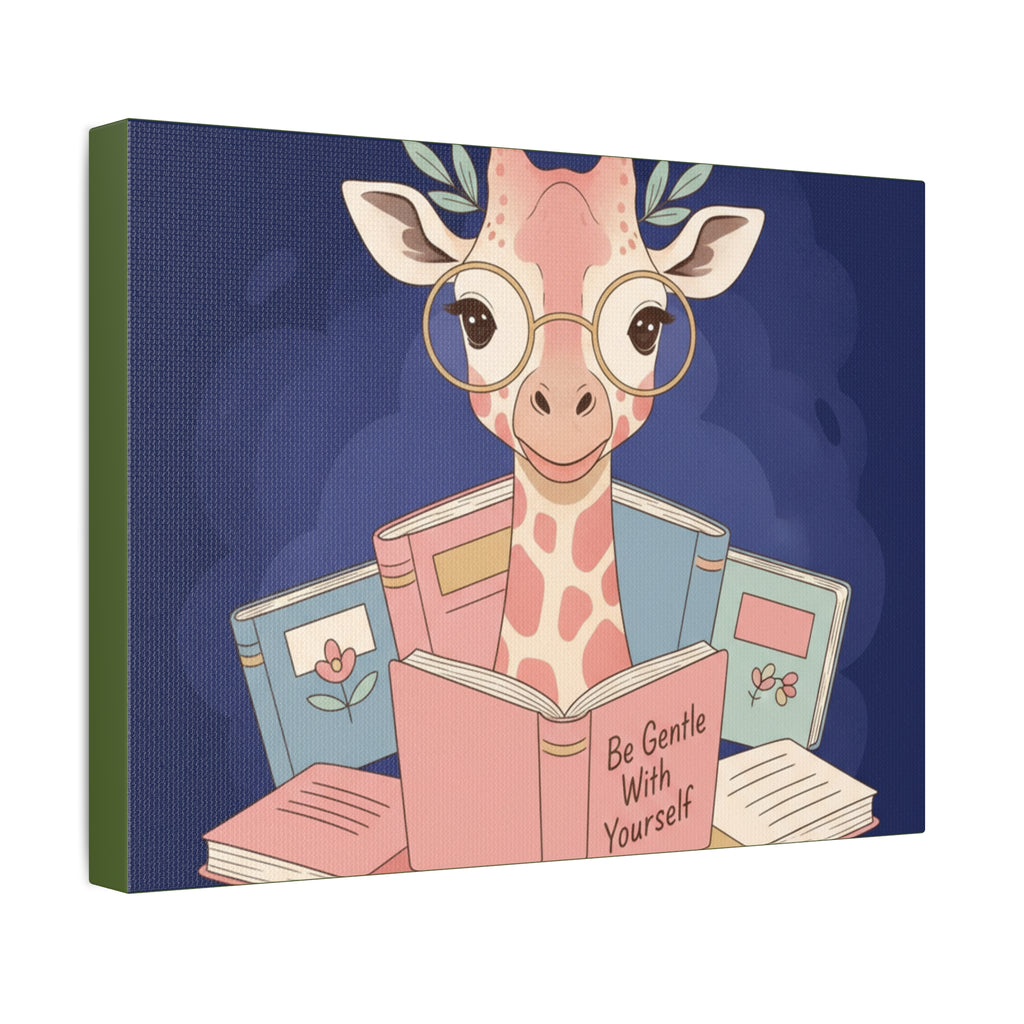 Giraffe Canvas Print – Be Gentle With Yourself