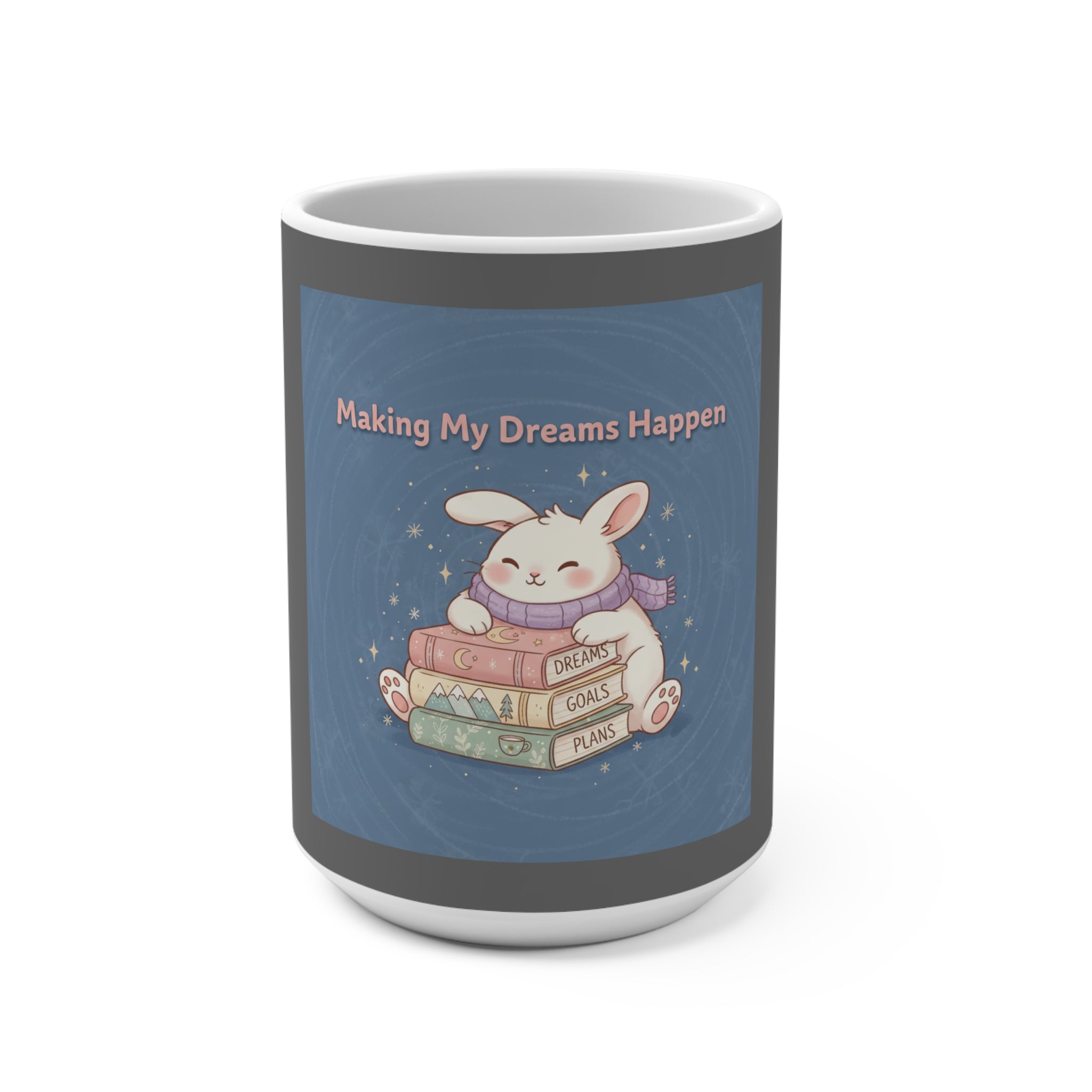 Rabbit Mug 15oz – Making My Dreams Happen