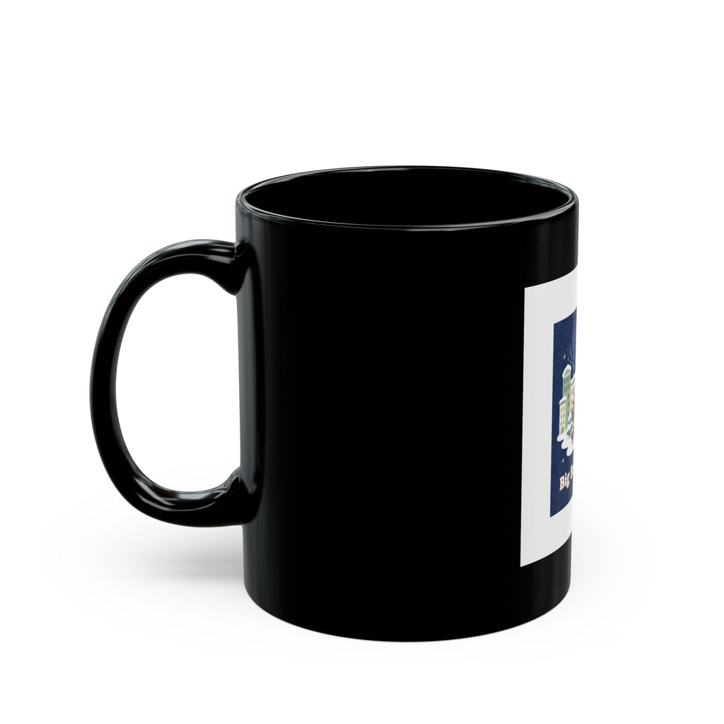 Bunny Black Mug 11oz – Big Brain Energy