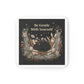 Bunny Cork Coaster – Be Gentle With Yourself