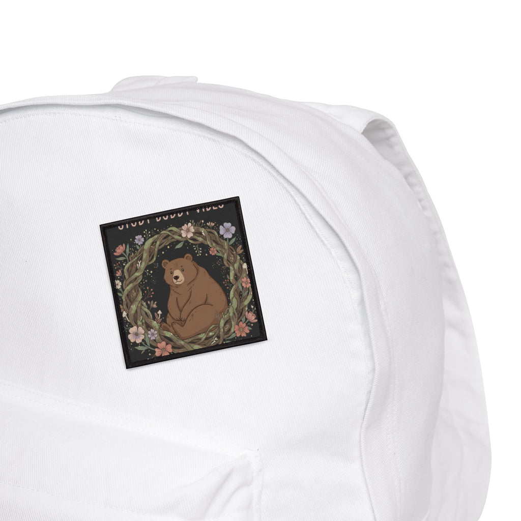 Bear Iron-On Patch – Study Buddy Vibes