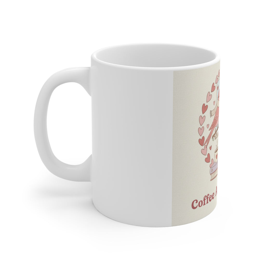 Coffee And Confidence Birds Mug 11oz